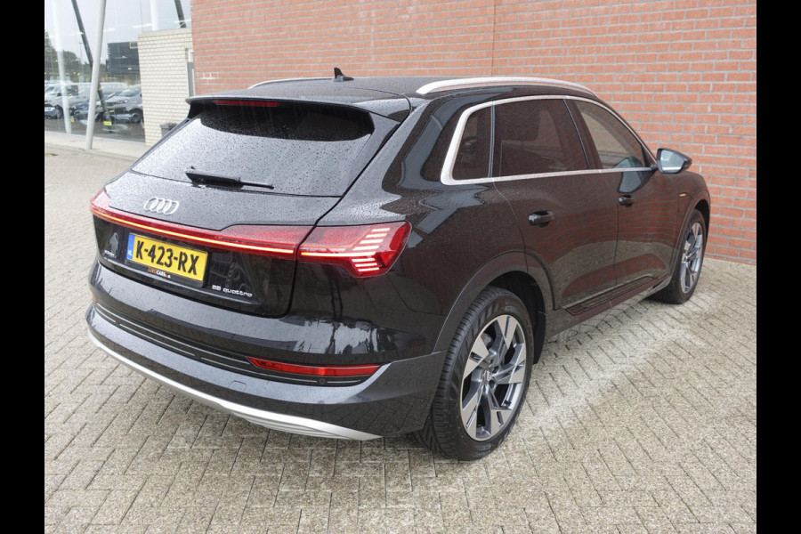 Audi e-tron 55 Advanced Quattro Navigatie Leder LED Matrix Tour Package Camera DAB+ Electrisch bedienbare achterklep