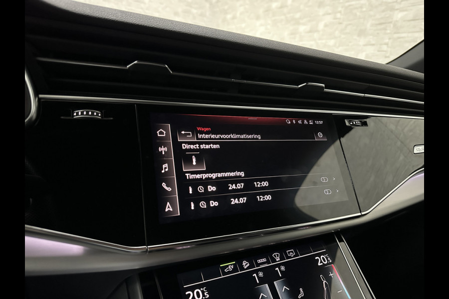Audi Q7 55 TFSI e 381PK S-Line | 360 Camera | RS-Leder | Laser-LED | BTW | ACC | Head-Up | Panorama | Keyless-Entry | Luchtvering | Memory | Lane & Side assist | Sportstoelen | Black optic | Bovag Garantie.