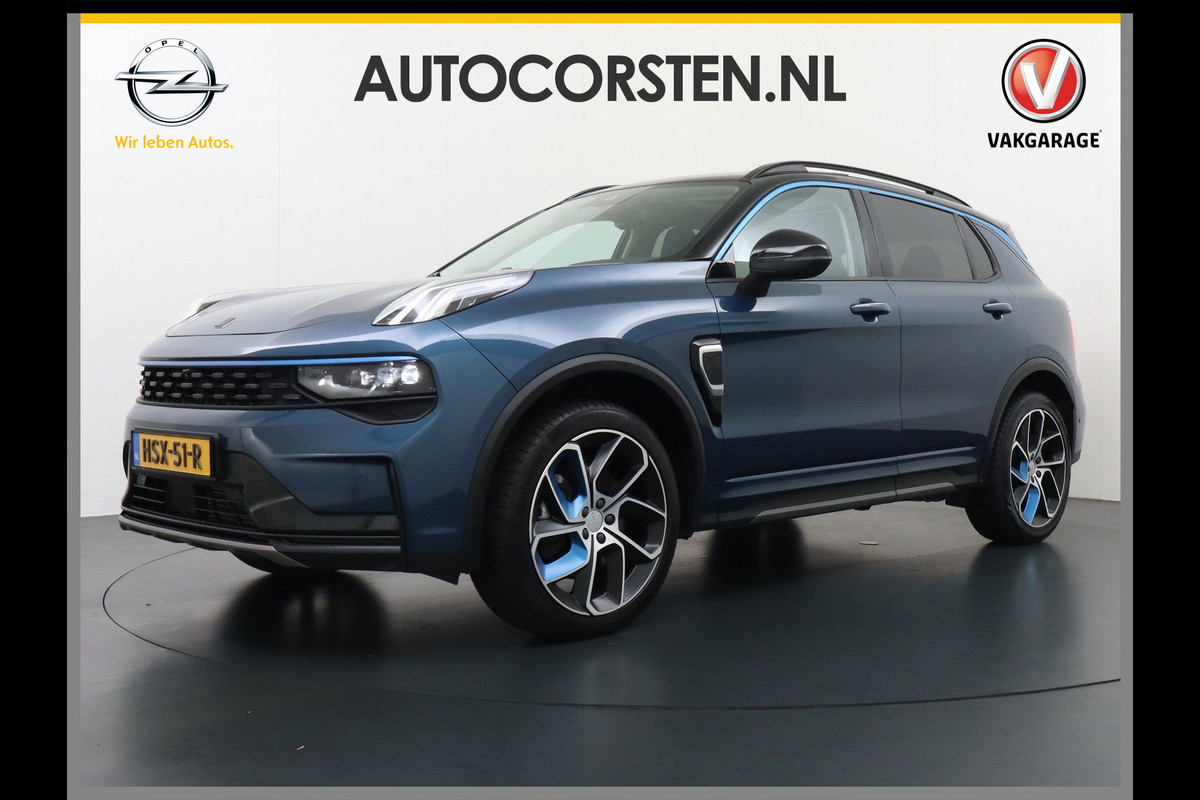 Lynk & Co 01 1.5 PHEV AUT-7 261pk Pano-Schuif-K-dak 20" 360°Camera Apple Carplay Android Auto Adaptive-Cruise Navi Pdc Ecc Keyless Led Plug-I Elek.Memory.Stoel File assistent Dodehoek detector Elektrisch bedienbare achterklep Rijstrooksensor Wifi Verkeersbord detectie 425Nm koppel 3,7kw laadvermogen A-label Euro 6 Hybride Benzine/Elektrisch rijden tot ca.69km 1.800kg trekvermogen Lynk & Co 01 1.5 PHEV AUT-7 261pk Pano-Schuif-K-dak 20" 360°Camera Apple Carplay Android Auto Adaptive-Cruise Navi Pdc Ecc Keyless Led Plug-I Elek.Memory.Stoel File assistent Dodehoek detector Elektrisch bedienbare achterklep Rijstrooksensor Wifi Verkeersbord detectie 425Nm koppel 3,7kw laadvermogen A-label Euro 6 Hybride Benzine/Elektrisch rijden tot ca.69km 1.800kg trekvermogen