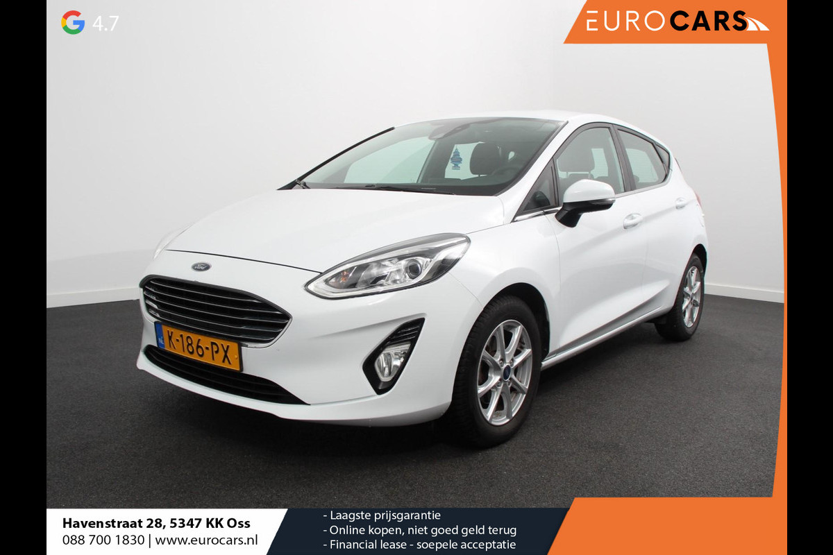 Ford Fiesta 1.0 EcoBoost Titanium | Navigatie | Apple Carplay/Android Auto | Climate Control | Stoelverwarming | Cruise Control | Lichtmetalen Velgen Ford Fiesta 1.0 EcoBoost Titanium | Navigatie | Apple Carplay/Android Auto | Climate Control | Stoelverwarming | Cruise Control | Lichtmetalen Velgen