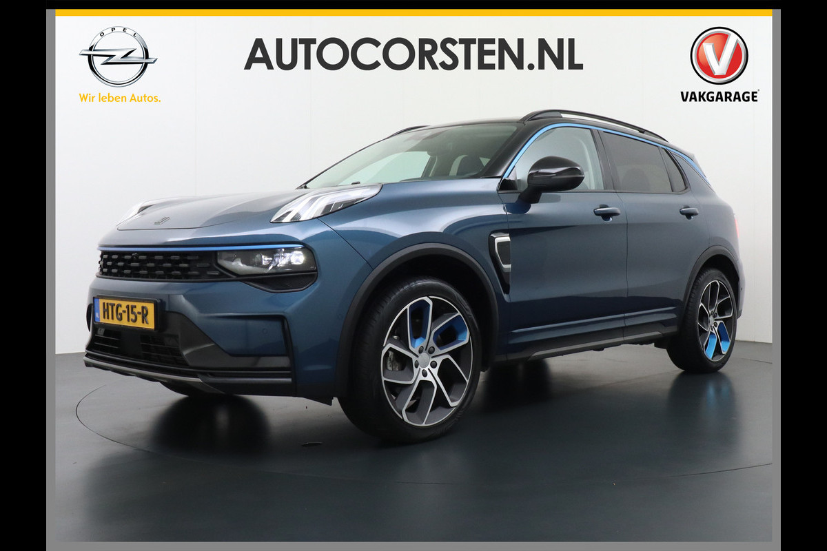 Lynk & Co 01 1.5 PHEV AUT-7 261pk Pano-Schuif-K-dak 20" 360°Camera Apple Carplay Android Auto Adaptive-Cruise Navi Pdc Ecc Keyless Led Plug-I Elek.Memory.Stoel File assistent Dodehoek detector Elektrisch bedienbare achterklep Rijstrooksensor Wifi Verkeersbord detectie 425Nm koppel 3,7kw laadvermogen A-label Euro 6 Hybride Benzine/Elektrisch rijden tot ca.69km 1.800kg trekvermogen Lynk & Co 01 1.5 PHEV AUT-7 261pk Pano-Schuif-K-dak 20" 360°Camera Apple Carplay Android Auto Adaptive-Cruise Navi Pdc Ecc Keyless Led Plug-I Elek.Memory.Stoel File assistent Dodehoek detector Elektrisch bedienbare achterklep Rijstrooksensor Wifi Verkeersbord detectie 425Nm koppel 3,7kw laadvermogen A-label Euro 6 Hybride Benzine/Elektrisch rijden tot ca.69km 1.800kg trekvermogen