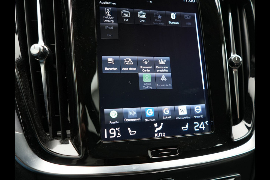Volvo V60 T6 Twin Engine AWD Momentum Pro Plug In Hybrid 340pk Dealer O.H PHEV | Adaptive Cruise | Harman Kardon | Lederen Sportstoelen | Camera | Pilot Assist | Apple Carplay | Navigatie | Blis | Virtual | DAB
