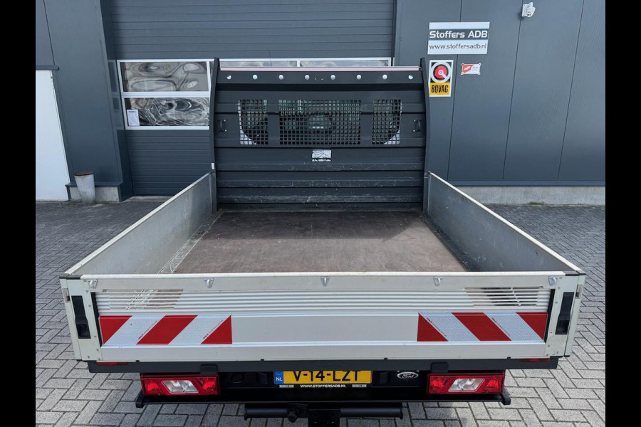 Ford Transit 350 2.0 TDCI L2H1 DC 4WD | Open laadbak | Bluetooth | Kunstleder | 7-persoons | Vierwielaandrijving | Airco | AWD 4x4