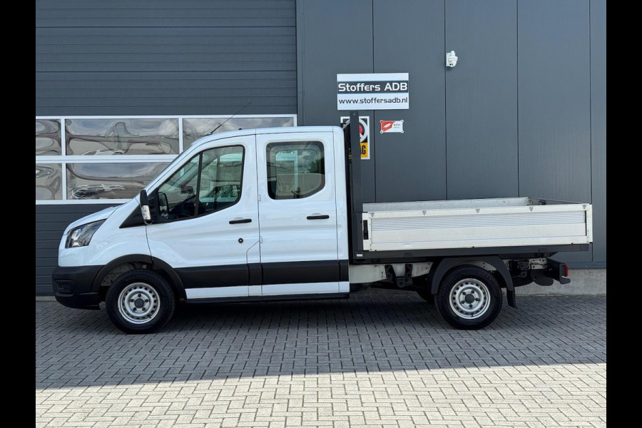 Ford Transit 350 2.0 TDCI L2H1 DC 4WD | Open laadbak | Bluetooth | Kunstleder | 7-persoons | Vierwielaandrijving | Airco | AWD 4x4