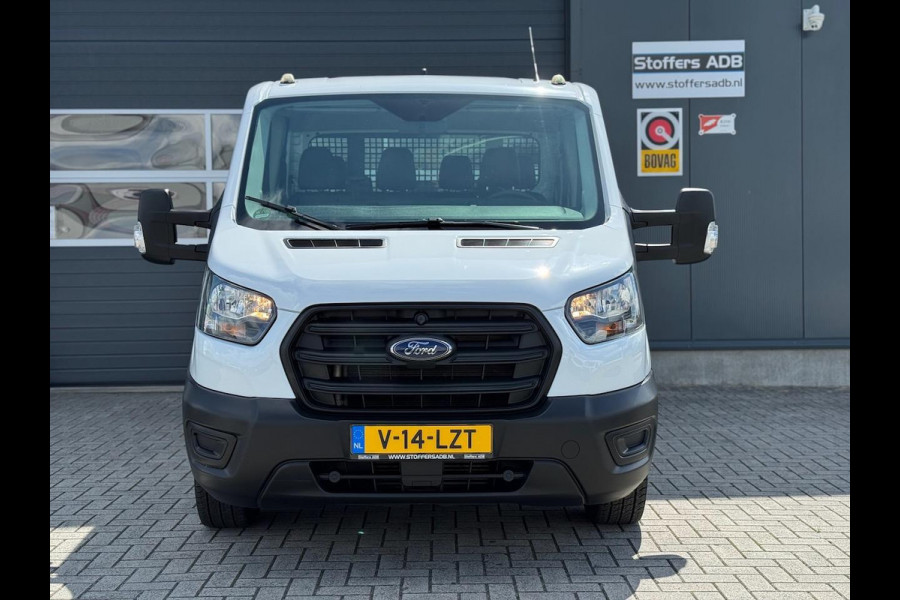 Ford Transit 350 2.0 TDCI L2H1 DC 4WD | Open laadbak | Bluetooth | Kunstleder | 7-persoons | Vierwielaandrijving | Airco | AWD 4x4