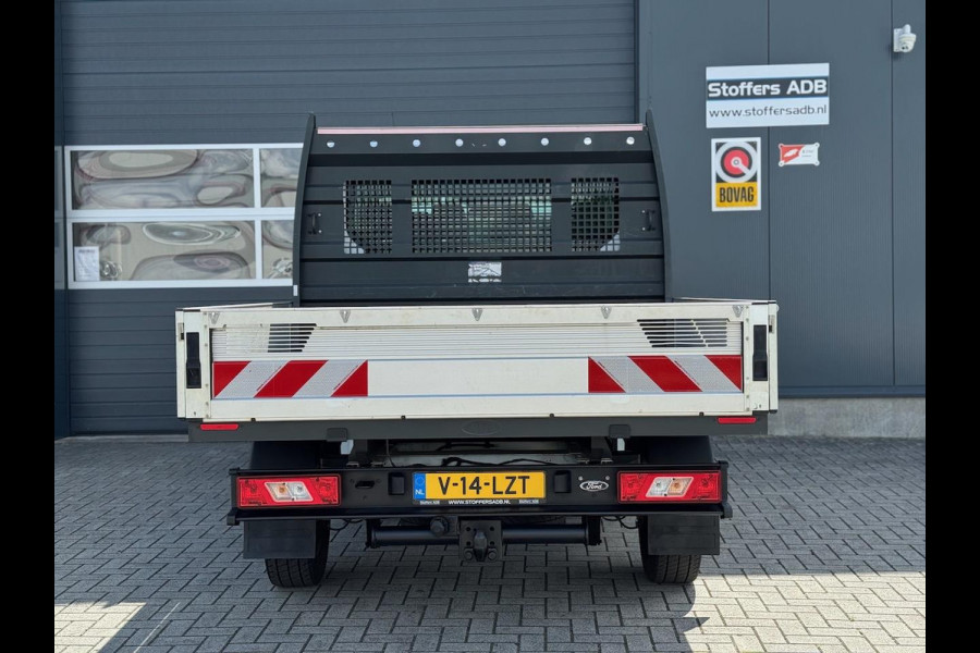 Ford Transit 350 2.0 TDCI L2H1 DC 4WD | Open laadbak | Bluetooth | Kunstleder | 7-persoons | Vierwielaandrijving | Airco | AWD 4x4