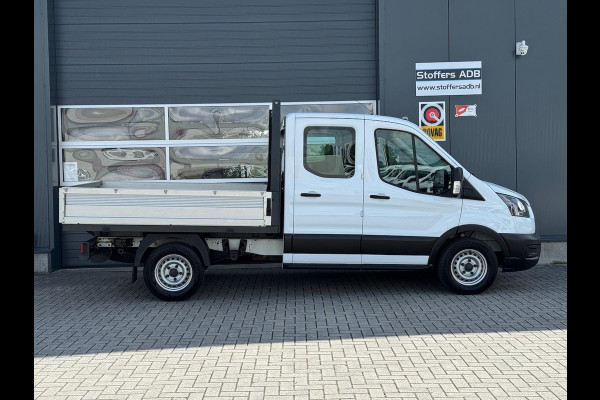 Ford Transit 350 2.0 TDCI L2H1 DC 4WD | Open laadbak | Bluetooth | Kunstleder | 7-persoons | Vierwielaandrijving | Airco | AWD 4x4