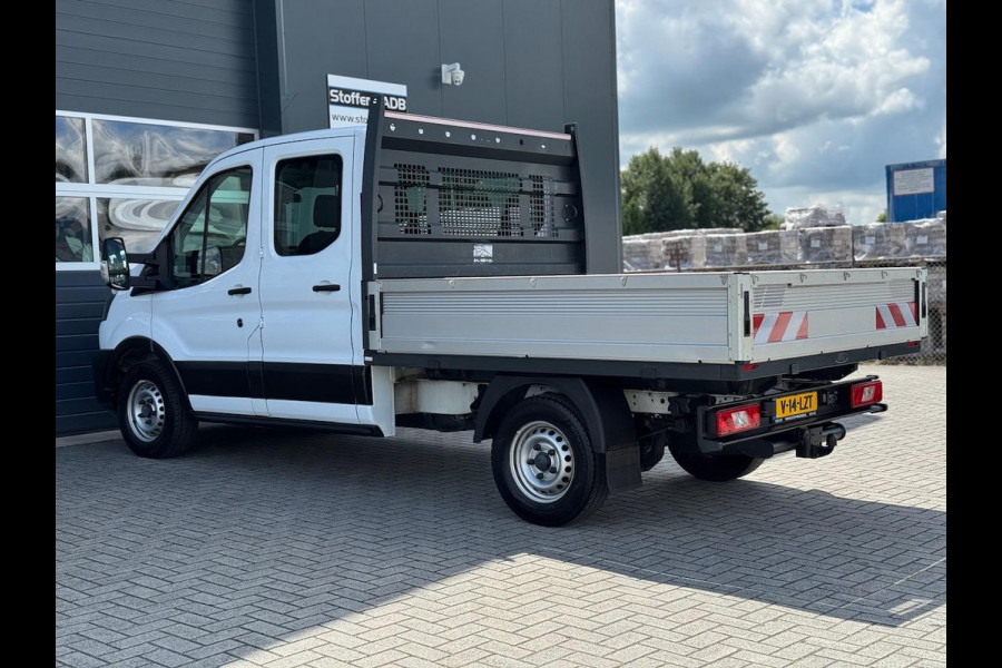 Ford Transit 350 2.0 TDCI L2H1 DC 4WD | Open laadbak | Bluetooth | Kunstleder | 7-persoons | Vierwielaandrijving | Airco | AWD 4x4