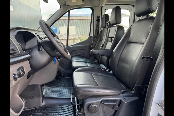 Ford Transit 350 2.0 TDCI L2H1 DC 4WD | Open laadbak | Bluetooth | Kunstleder | 7-persoons | Vierwielaandrijving | Airco | AWD 4x4