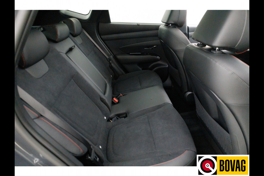 Hyundai Tucson 1.6 T-GDI PHEV N Line Sky 4WD 252 PK PHEV | Panoramadak | Leer/alcantara | HUD | 360 camera Adaptive cruise met fileassistent. Stoelverwarming/koeling, Electrische achterklep. Krell audio