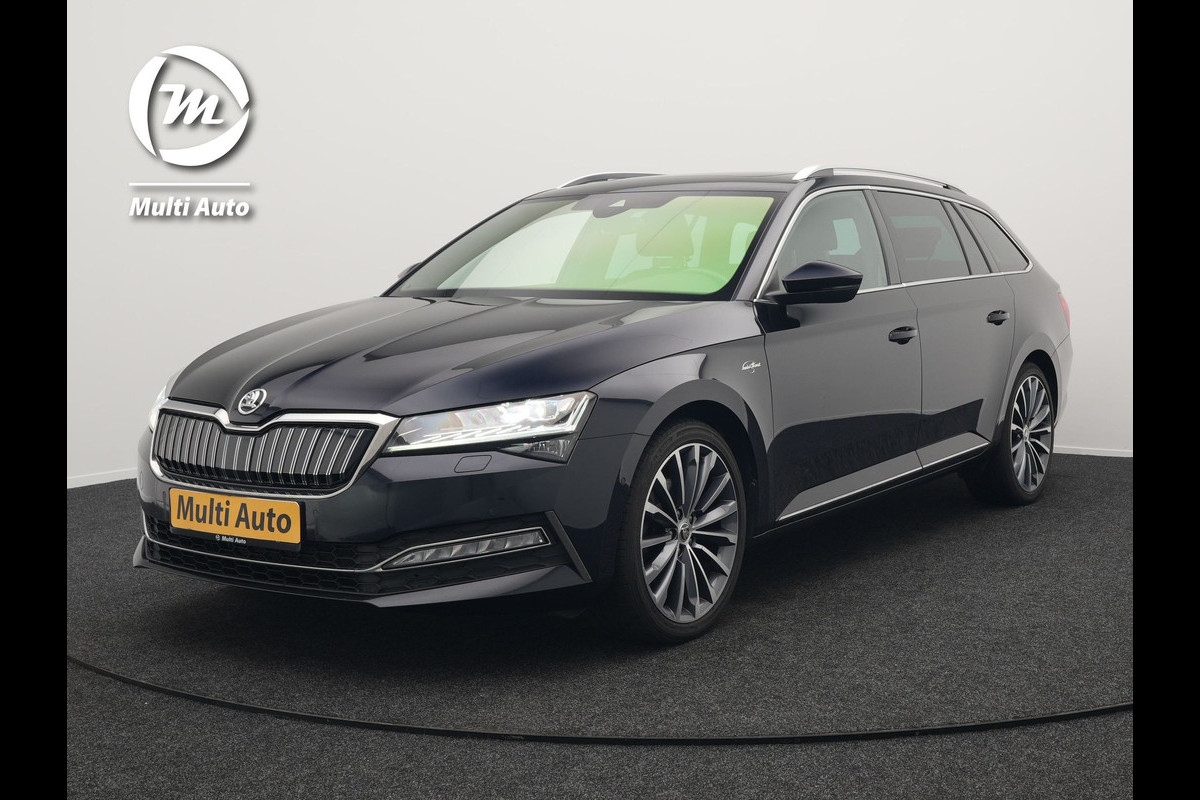 Škoda Superb Combi 1.4 TSI iV Lauren & Klement Plug In Hybrid 218pk Dealer O.H PHEV | Panodak | Adaptive Cruise | Camera | Lederen Sportstoelen Memory & Ventilatie | Crystal LED | Apple Carplay | Lane Assist | Stoelverwarming | Navigatie | DAB | Škoda Superb Combi 1.4 TSI iV Lauren & Klement Plug In Hybrid 218pk Dealer O.H PHEV | Panodak | Adaptive Cruise | Camera | Lederen Sportstoelen Memory & Ventilatie | Crystal LED | Apple Carplay | Lane Assist | Stoelverwarming | Navigatie | DAB |