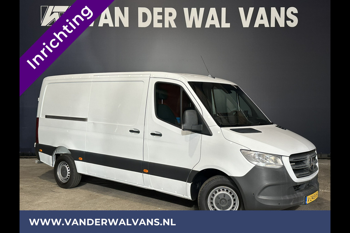 Mercedes-Benz Sprinter 319 CDI 191pk 3.0L V6 L2H1 3500kg Trekhaak Inrichting Euro6 Airco | Omvormer | Camera | Apple Carplay Android Auto, Cruisecontrol, Parkeersensoren Mercedes-Benz Sprinter 319 CDI 191pk 3.0L V6 L2H1 3500kg Trekhaak Inrichting Euro6 Airco | Omvormer | Camera | Apple Carplay Android Auto, Cruisecontrol, Parkeersensoren