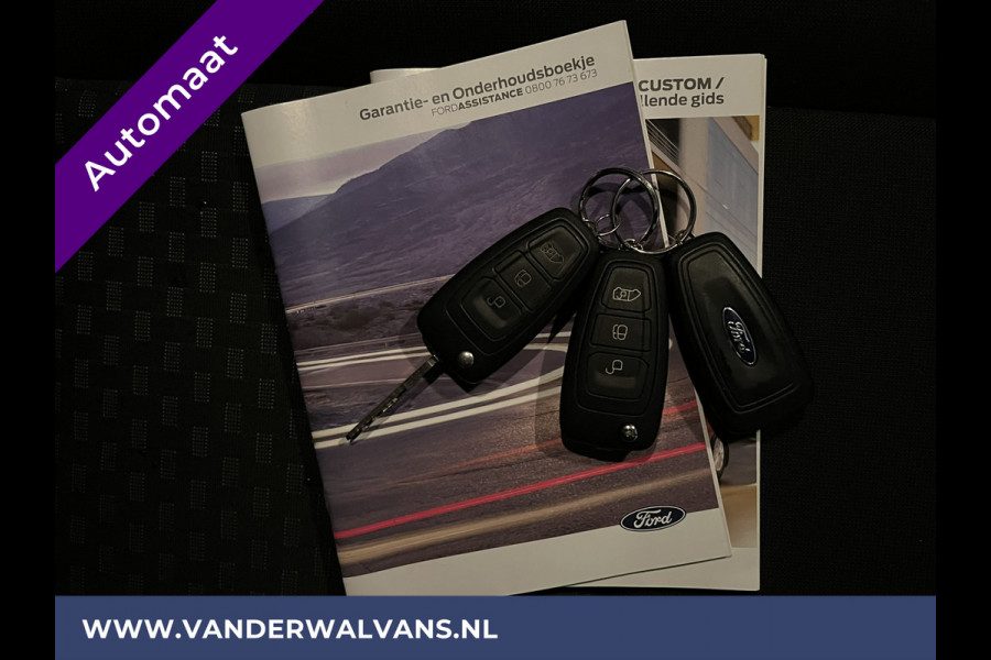 Ford Transit Custom 2.0 TDCI Automaat L1H1 Euro6 Airco | Apple Carplay | Camera | Cruisecontrol | Trekhaak parkeersensoren, verwarmde voorruit