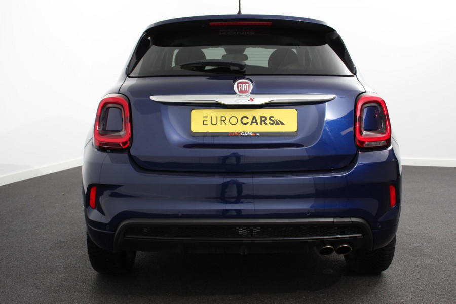 Fiat 500X Fiat 500X 1,4 Turbo 150pk Yacht Club Automaat Leder Navigatie Audio Canvas vouwdak Adaptive Cruise Control Camera Dab Led 18"Lmv Extra getint glas