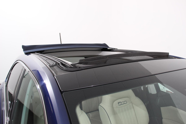 Fiat 500X Fiat 500X 1,4 Turbo 150pk Yacht Club Automaat Leder Navigatie Audio Canvas vouwdak Adaptive Cruise Control Camera Dab Led 18"Lmv Extra getint glas