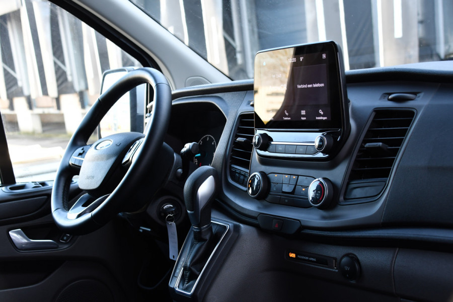 Ford Transit Custom 300 2.0 TDCI L1H1 PB Edition Camera, Cruise, Carplay, Automaat, Multimedia, Sensoren, 130PK, UNIEK!