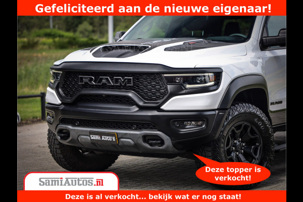 Dodge Ram 1500 TRX 6.2 V8 4x4 | HellCat 702 PK | BEAST | RAM Vol | Black Line | Comfortabele DC Dubbele Cabine met Royale 5 Zitplaatsen | Rode Stiksels | Head-Up | DashCam | Alarm |