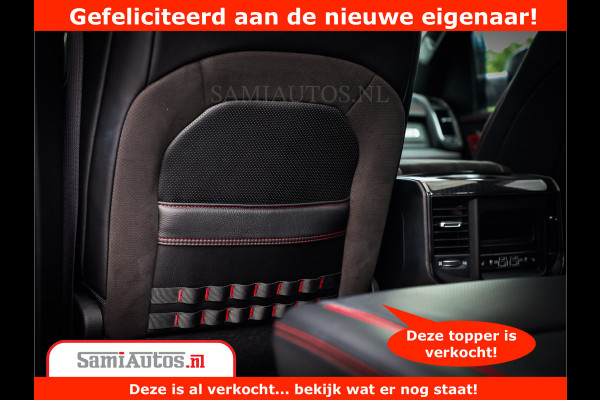 Dodge Ram 1500 TRX 6.2 V8 4x4 | HellCat 702 PK | BEAST | RAM Vol | Black Line | Comfortabele DC Dubbele Cabine met Royale 5 Zitplaatsen | Rode Stiksels | Head-Up | DashCam | Alarm |