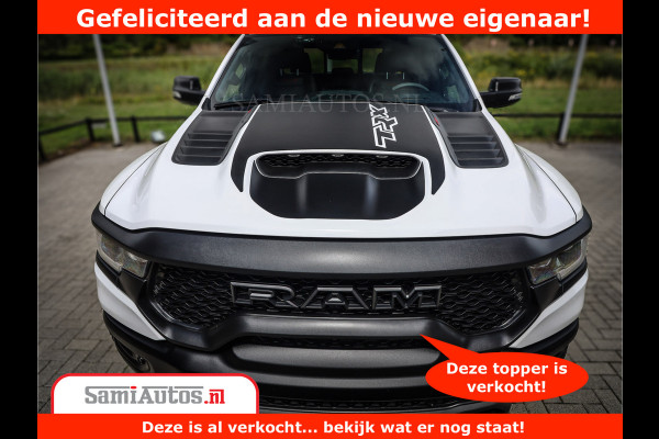Dodge Ram 1500 TRX 6.2 V8 4x4 | HellCat 702 PK | BEAST | RAM Vol | Black Line | Comfortabele DC Dubbele Cabine met Royale 5 Zitplaatsen | Rode Stiksels | Head-Up | DashCam | Alarm |