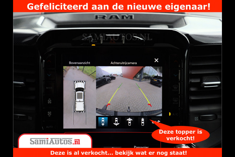 Dodge Ram 1500 TRX 6.2 V8 4x4 | HellCat 702 PK | BEAST | RAM Vol | Black Line | Comfortabele DC Dubbele Cabine met Royale 5 Zitplaatsen | Rode Stiksels | Head-Up | DashCam | Alarm |