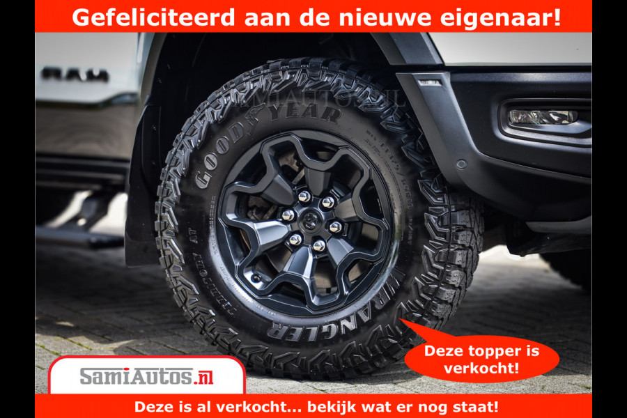 Dodge Ram 1500 TRX 6.2 V8 4x4 | HellCat 702 PK | BEAST | RAM Vol | Black Line | Comfortabele DC Dubbele Cabine met Royale 5 Zitplaatsen | Rode Stiksels | Head-Up | DashCam | Alarm |