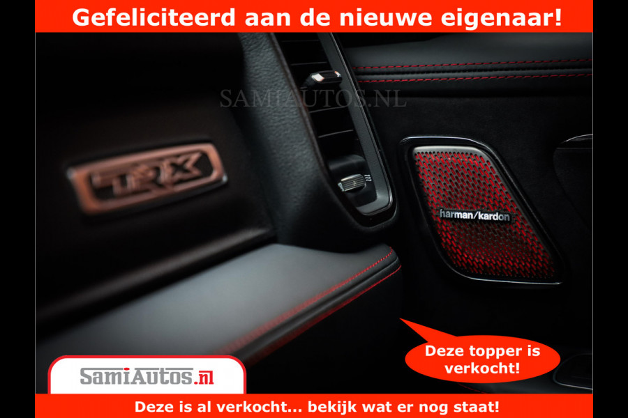 Dodge Ram 1500 TRX 6.2 V8 4x4 | HellCat 702 PK | BEAST | RAM Vol | Black Line | Comfortabele DC Dubbele Cabine met Royale 5 Zitplaatsen | Rode Stiksels | Head-Up | DashCam | Alarm |