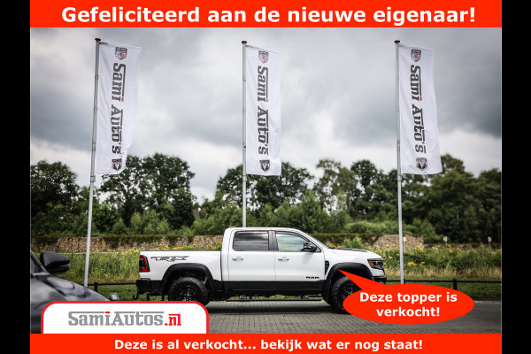 Dodge Ram 1500 TRX 6.2 V8 4x4 | HellCat 702 PK | BEAST | RAM Vol | Black Line | Comfortabele DC Dubbele Cabine met Royale 5 Zitplaatsen | Rode Stiksels | Head-Up | DashCam | Alarm |