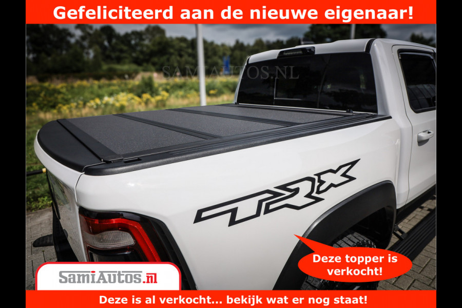 Dodge Ram 1500 TRX 6.2 V8 4x4 | HellCat 702 PK | BEAST | RAM Vol | Black Line | Comfortabele DC Dubbele Cabine met Royale 5 Zitplaatsen | Rode Stiksels | Head-Up | DashCam | Alarm |