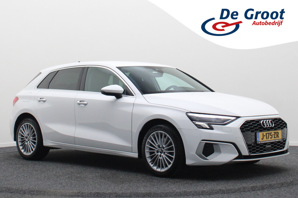 Audi A3 Sportback 30 TFSI Business edition Virtual Cockpit, Climate, Cruise, Apple Carplay, DAB, LED, Trekhaak, 17'' Audi A3 Sportback 30 TFSI Business edition Virtual Cockpit, Climate, Cruise, Apple Carplay, DAB, LED, Trekhaak, 17''
