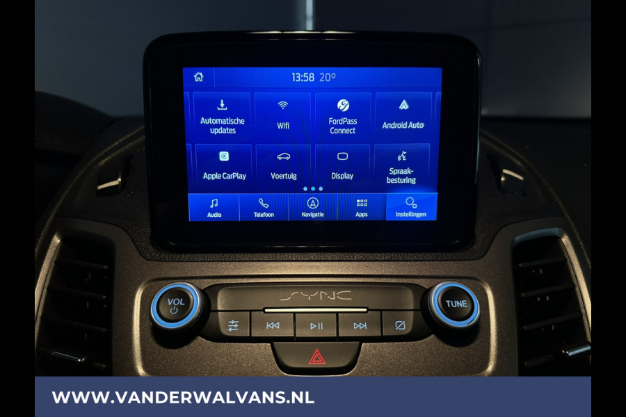 Ford Transit Connect 1.5 EcoBlue 100pk L1H1 Euro6 Airco | Camera | Navigatie | Apple Carplay | Trekhaak Parkeersensoren, Android Auto