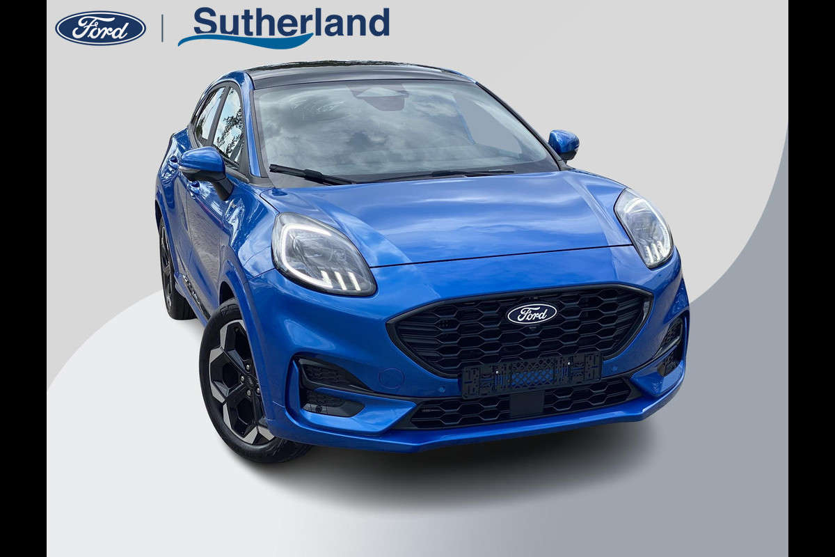 Ford Puma 1.0 EcoBoost Hybrid ST-Line X 155pk Automaat | Panoramadak | Afneembare trekhaak | Winter Pack | Adaptive cruise control | 360 graden camera | Bang&Olufsen | Elektrsiche achterklep | Matrix LED Ford Puma 1.0 EcoBoost Hybrid ST-Line X 155pk Automaat | Panoramadak | Afneembare trekhaak | Winter Pack | Adaptive cruise control | 360 graden camera | Bang&Olufsen | Elektrsiche achterklep | Matrix LED
