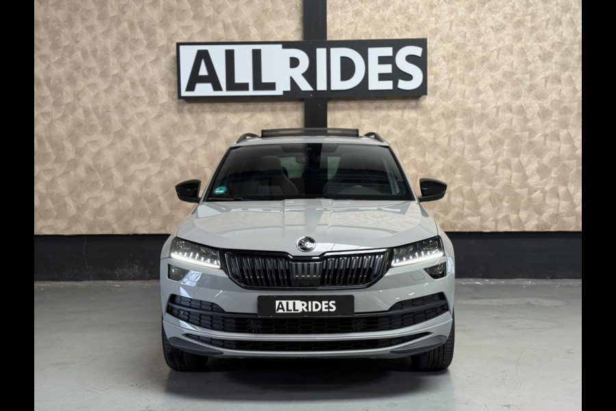 Škoda Karoq 2.0 TSI 4x4 Sportline Business | BTW | Nardo | Pano | Keyless | Trekhaak | 360 Camera | Sfeerverlichting
