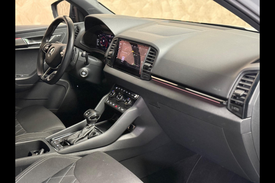 Škoda Karoq 2.0 TSI 4x4 Sportline Business | BTW | Nardo | Pano | Keyless | Trekhaak | 360 Camera | Sfeerverlichting