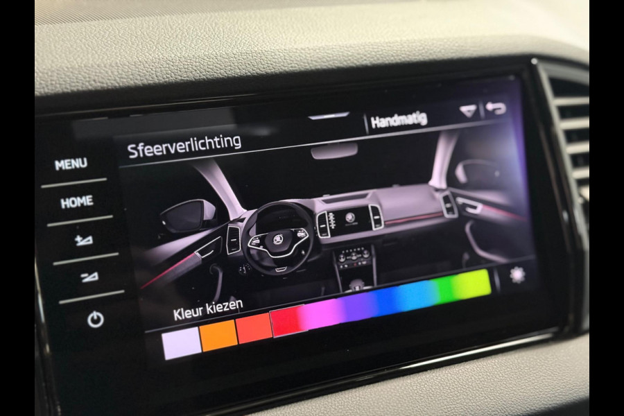 Škoda Karoq 2.0 TSI 4x4 Sportline Business | BTW | Nardo | Pano | Keyless | Trekhaak | 360 Camera | Sfeerverlichting