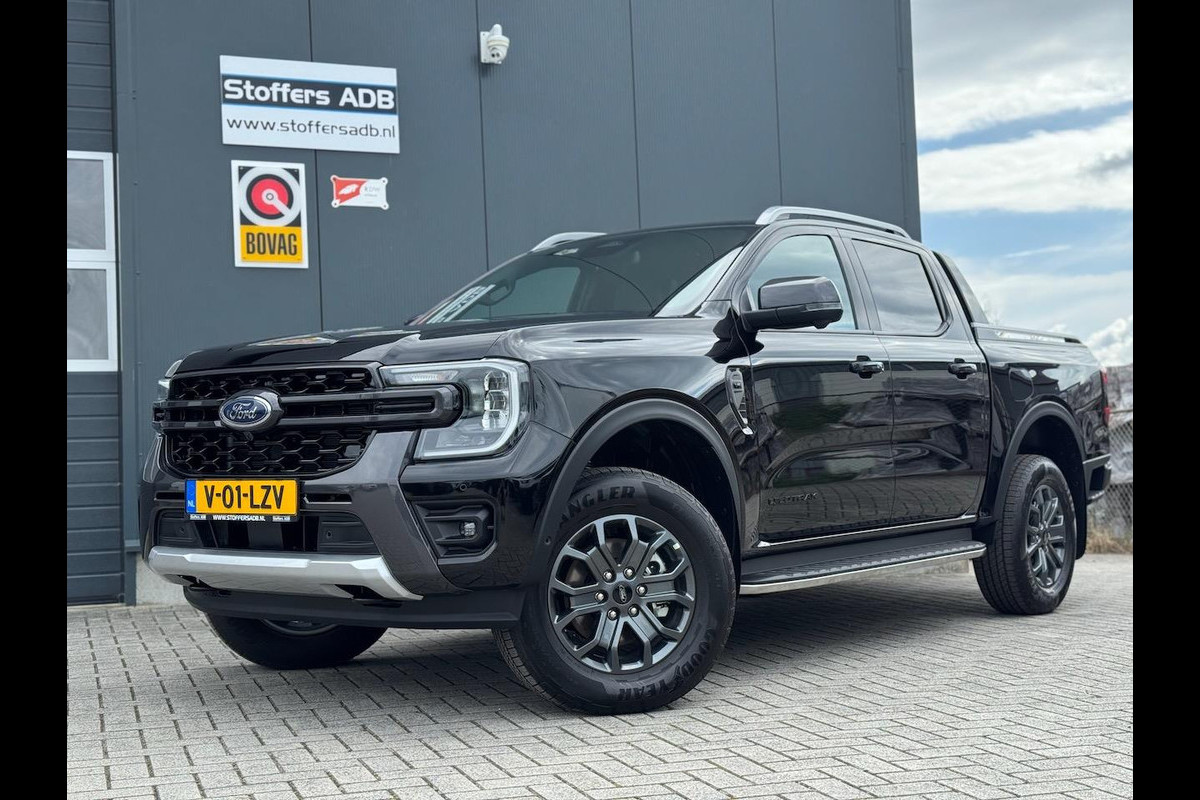 Ford Ranger 3.0 V6 241pk Wildtrak Double Cab | BPM VRIJ | 2-zits | Trekhaak 3500KG | Elekt. Rollo | 360 camera | Navi | B&O audio Ford Ranger 3.0 V6 241pk Wildtrak Double Cab | BPM VRIJ | 2-zits | Trekhaak 3500KG | Elekt. Rollo | 360 camera | Navi | B&O audio