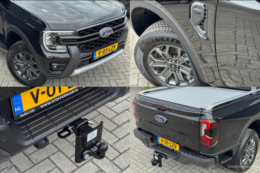 Ford Ranger 3.0 V6 241pk Wildtrak Double Cab | BPM VRIJ | 2-zits | Trekhaak 3500KG | Elekt. Rollo | 360 camera | Navi | B&O audio