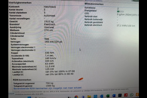 Polestar 2 Singel   19 inch Btw auto lage bijtelling trekhaak