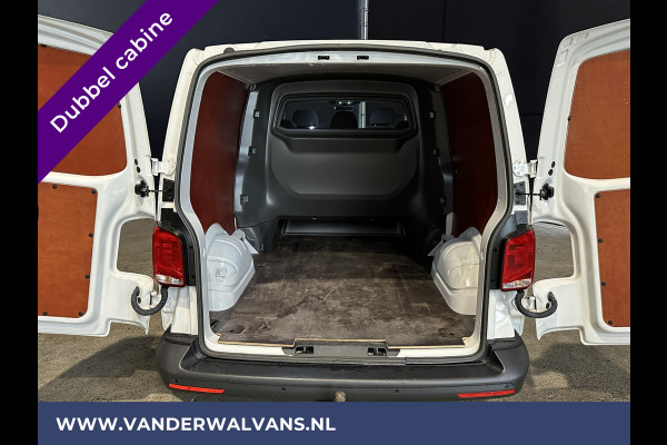 Volkswagen Transporter 2.0 TDI L2H1 Dubbele Cabine Euro6 Airco | 5-Zits | Navigatie | Trekhaak | Apple Carplay Android Auto, Cruisecontrol, Parkeersensoren