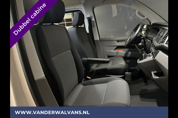 Volkswagen Transporter 2.0 TDI L2H1 Dubbele Cabine Euro6 Airco | 5-Zits | Navigatie | Trekhaak | Apple Carplay Android Auto, Cruisecontrol, Parkeersensoren