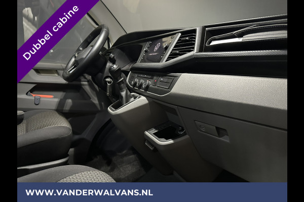 Volkswagen Transporter 2.0 TDI L2H1 Dubbele Cabine Euro6 Airco | 5-Zits | Navigatie | Trekhaak | Apple Carplay Android Auto, Cruisecontrol, Parkeersensoren