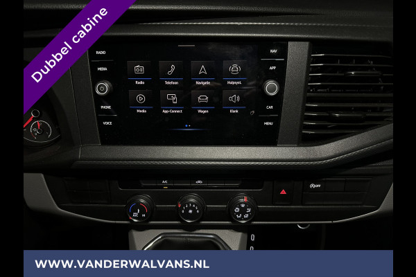 Volkswagen Transporter 2.0 TDI L2H1 Dubbele Cabine Euro6 Airco | 5-Zits | Navigatie | Trekhaak | Apple Carplay Android Auto, Cruisecontrol, Parkeersensoren