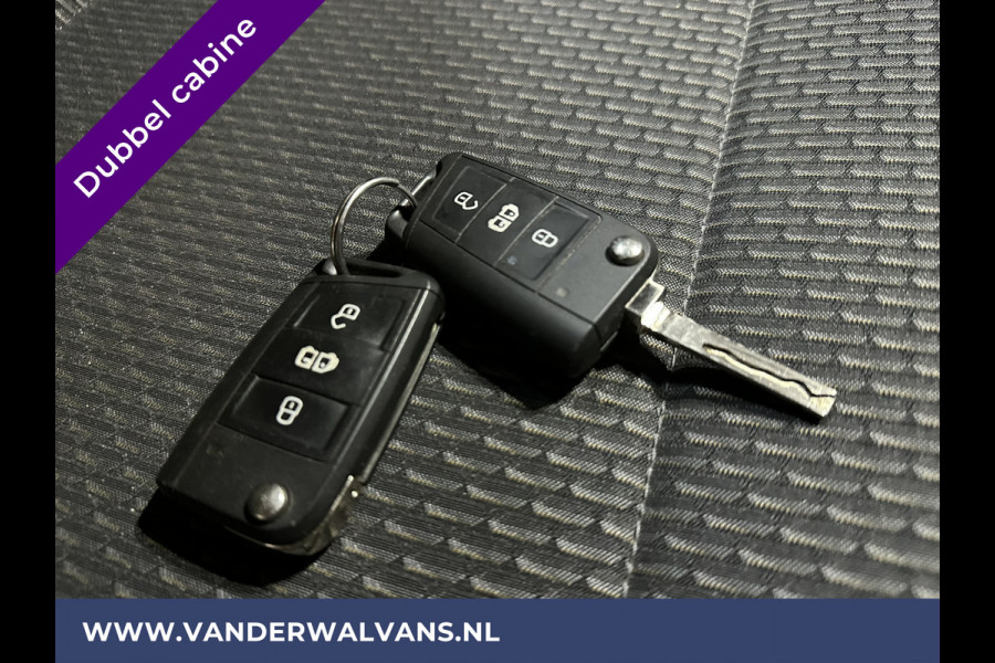 Volkswagen Transporter 2.0 TDI L2H1 Dubbele Cabine Euro6 Airco | 5-Zits | Navigatie | Trekhaak | Apple Carplay Android Auto, Cruisecontrol, Parkeersensoren