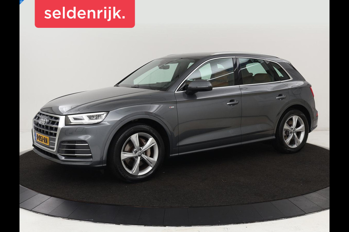 Audi Q5 50 TFSIe quattro S edition | Leder | Luchtvering | Stoelverwarming | Trekhaak | Full LED | Keyless | Navigatie | Sportstoelen Audi Q5 50 TFSIe quattro S edition | Leder | Luchtvering | Stoelverwarming | Trekhaak | Full LED | Keyless | Navigatie | Sportstoelen