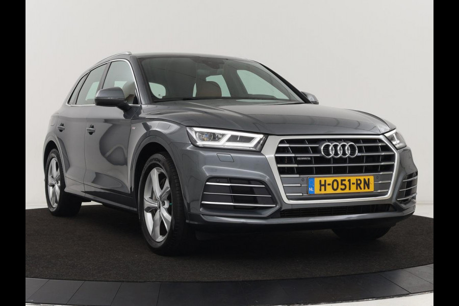 Audi Q5 50 TFSIe quattro S edition | Leder | Luchtvering | Stoelverwarming | Trekhaak | Full LED | Keyless | Navigatie | Sportstoelen