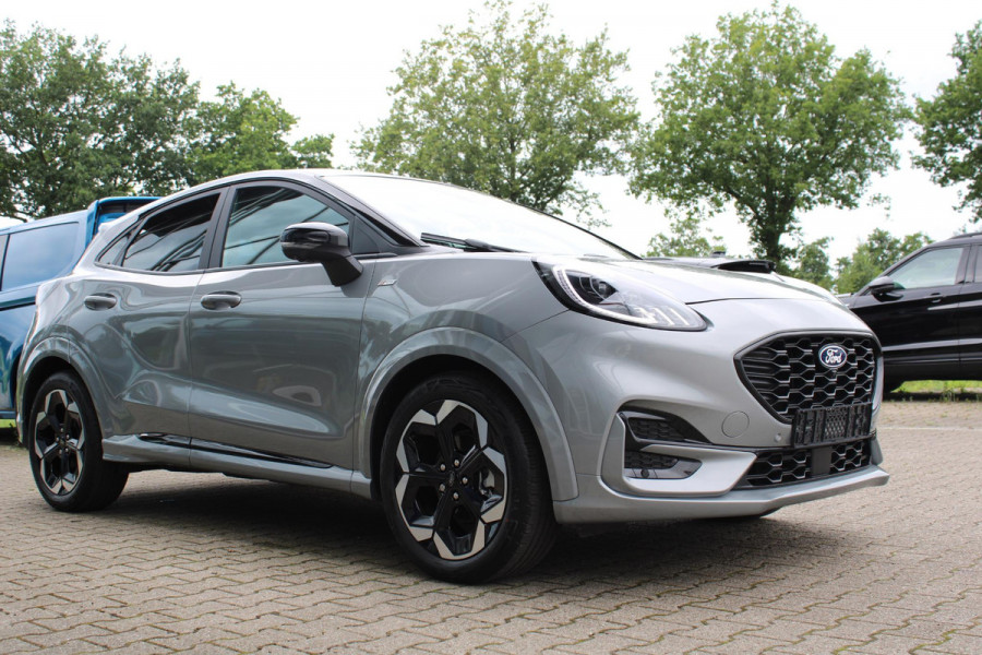 Ford Puma 1.0 EcoBoost Hybrid ST-Line X | Afneembare trekhaak |  Adaptive cruise control | 360graden camera | Winter Pack  | Dodehoekdetectie | Half Leder | Bang&Olufsen audio