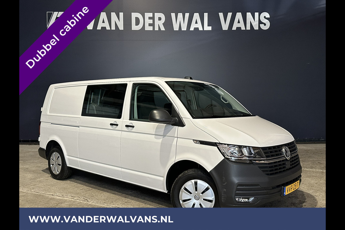 Volkswagen Transporter 2.0 TDI L2H1 Dubbele Cabine Euro6 Airco | 5-Zits | Navigatie | 2200kg Trekhaak | Apple Carplay Android Auto, Cruisecontrol, Parkeersensoren Volkswagen Transporter 2.0 TDI L2H1 Dubbele Cabine Euro6 Airco | 5-Zits | Navigatie | 2200kg Trekhaak | Apple Carplay Android Auto, Cruisecontrol, Parkeersensoren