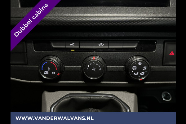 Volkswagen Transporter 2.0 TDI L2H1 Dubbele Cabine Euro6 Airco | 5-Zits | Navigatie | 2200kg Trekhaak | Apple Carplay Android Auto, Cruisecontrol, Parkeersensoren