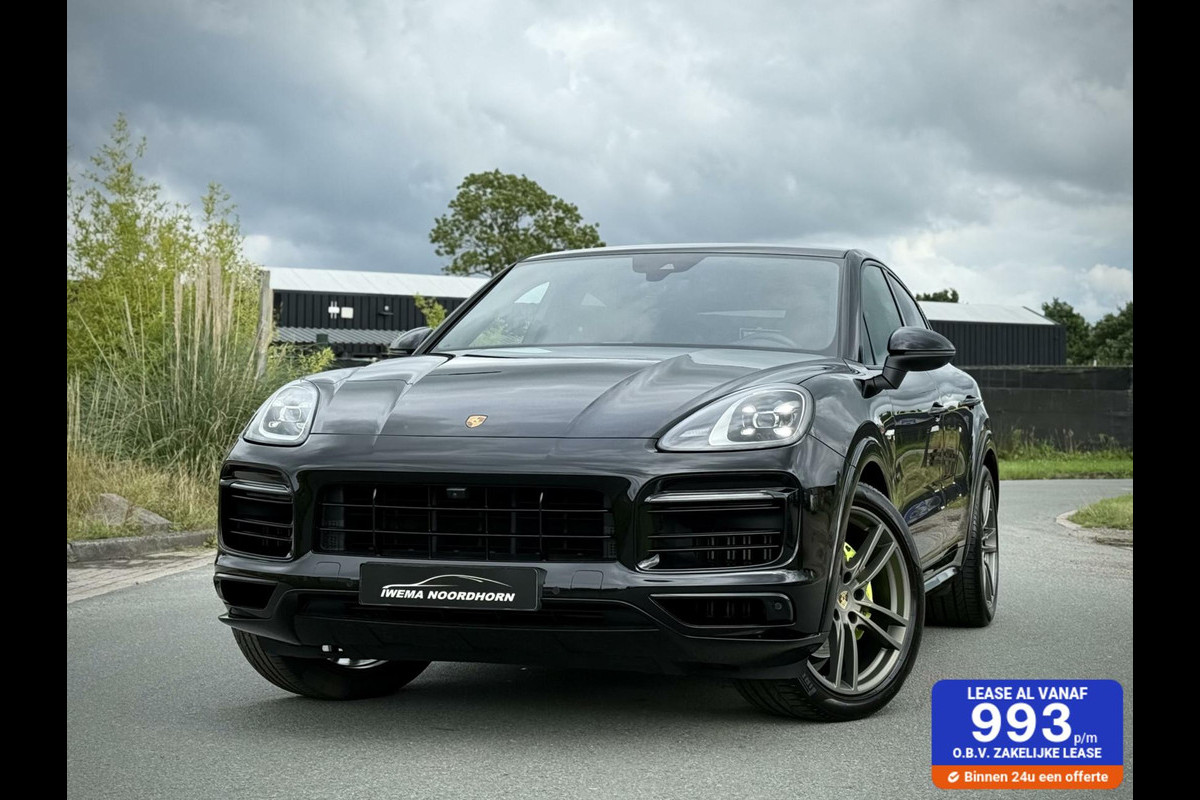 Porsche Cayenne Coupé 3.0 E-Hybrid SportDesign|Sport Chrono|Luchtvering|BOSE|Camera 360°|AppleCarplay