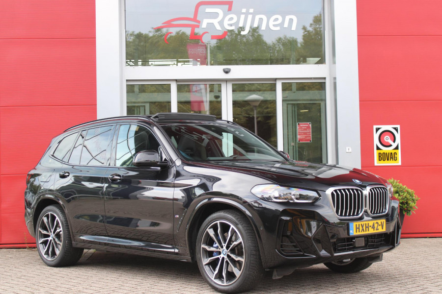 BMW X3 xDrive30e 293PK HIGH EXECUTIVE M SPORT | X-DRIVE | PANORAMISCH SCHUIF/KANTEL DAK | 20" LICHTMETALEN VELGEN | M SPORTREMMEN | COMFORT ACCESS | AKOESTISCH GLAS | VOORSTOELEN ELEKTRISCH VERSTELBAAR MET GEHEUGENFUNCTIE | STOEL VERWARMING | ADAPTIEVE LED KOPLAMPEN | DRIVING ASSISTANT PAKKET | ADAPTIVE CRUISE CONTROL | HEAD UP DISPLAY | DAB+ RADIO | HARMAN KARDON AUDIO SYSTEM | DRAADLOZE TELEFOONLADER | SPORTSTOELEN M-TECHNIC | LEER "VERNASCA" | SHADOW LINE | DRAADLOZE APPLE CARPLAY/ANDROID AUTO | NAVIGATIE | ALARM | ACHTERUITRIJ CAMERA | PARKEERSENSOREN VOOR EN ACHTER | ELE