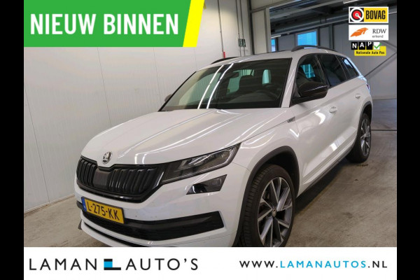 Škoda Kodiaq 1.5 TSI 150pk DSG Sportline Business Aut. | Panorama Open dak Virtual Leder/Alcantara CarPlay Columbus Canton 20" Vega LMV ECC N